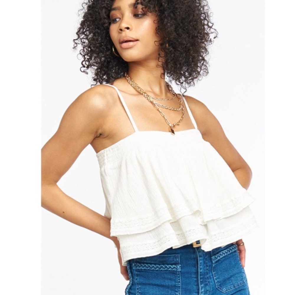 NWT Show me Your Mumu Mara ruffled tank
